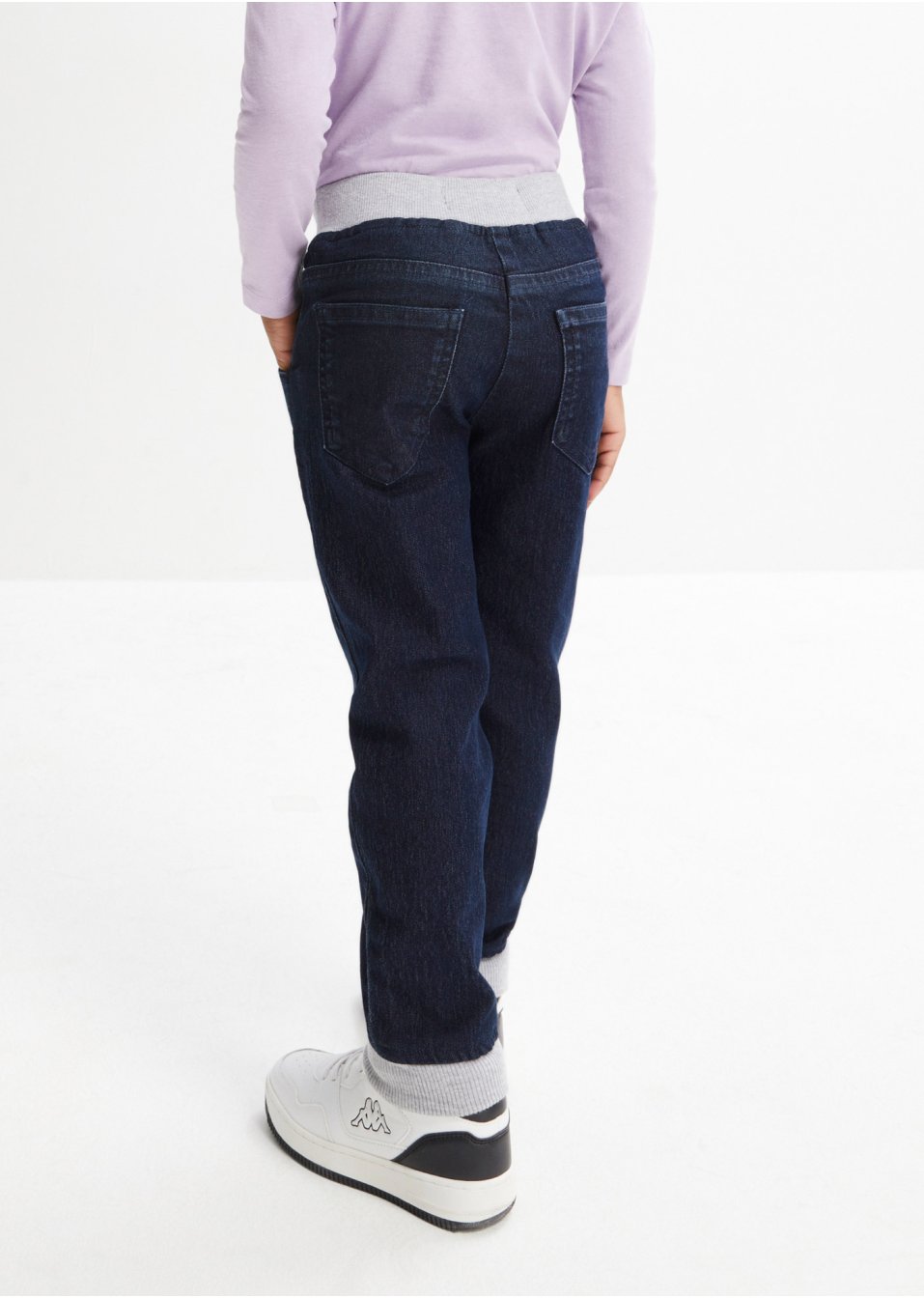 Pantalon thermo fille avec doublure en jersey