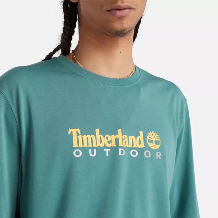 T-shirt anti-UV imprimé pour homme en pin maritime