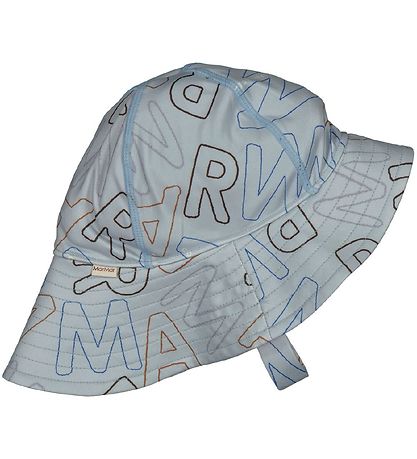 MarMar Bademütze - UV40+ - Alba Splash Lang - Logo-Umriss