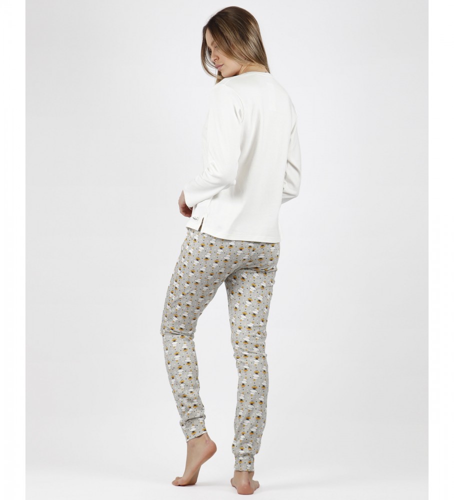Pijama Admas Little Princess bege