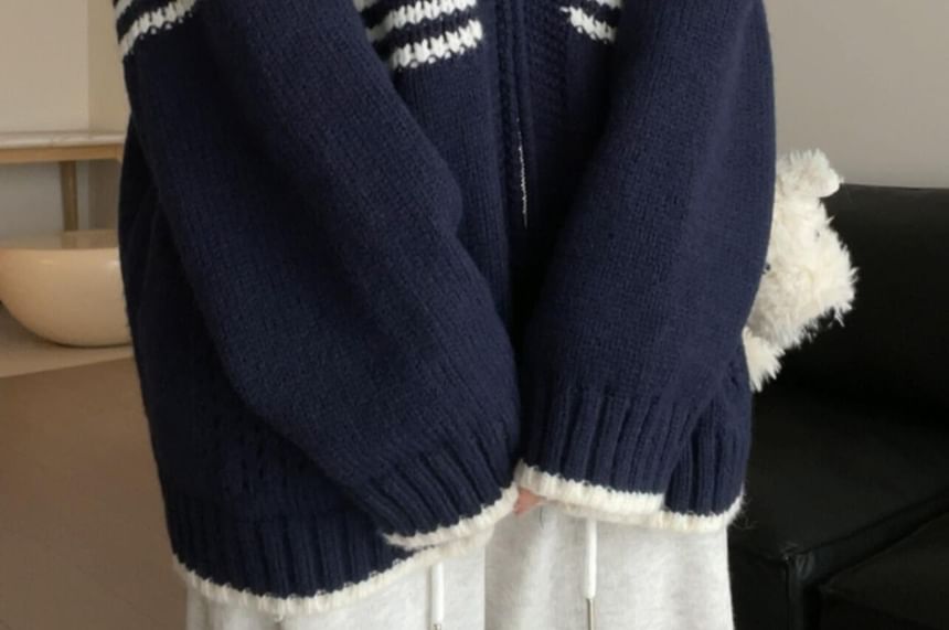 Dreamkura - Gestreept vest met rits