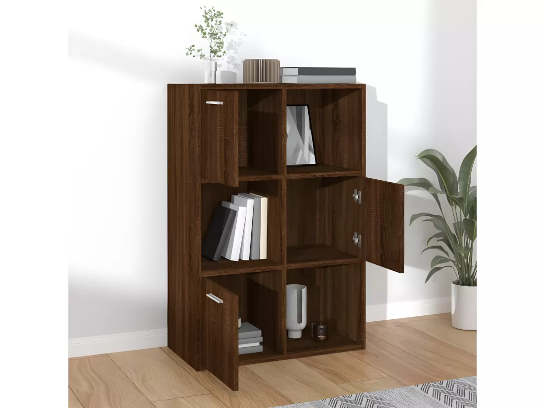 Armoire de rangement Chêne marron 60x29,5x90 cm