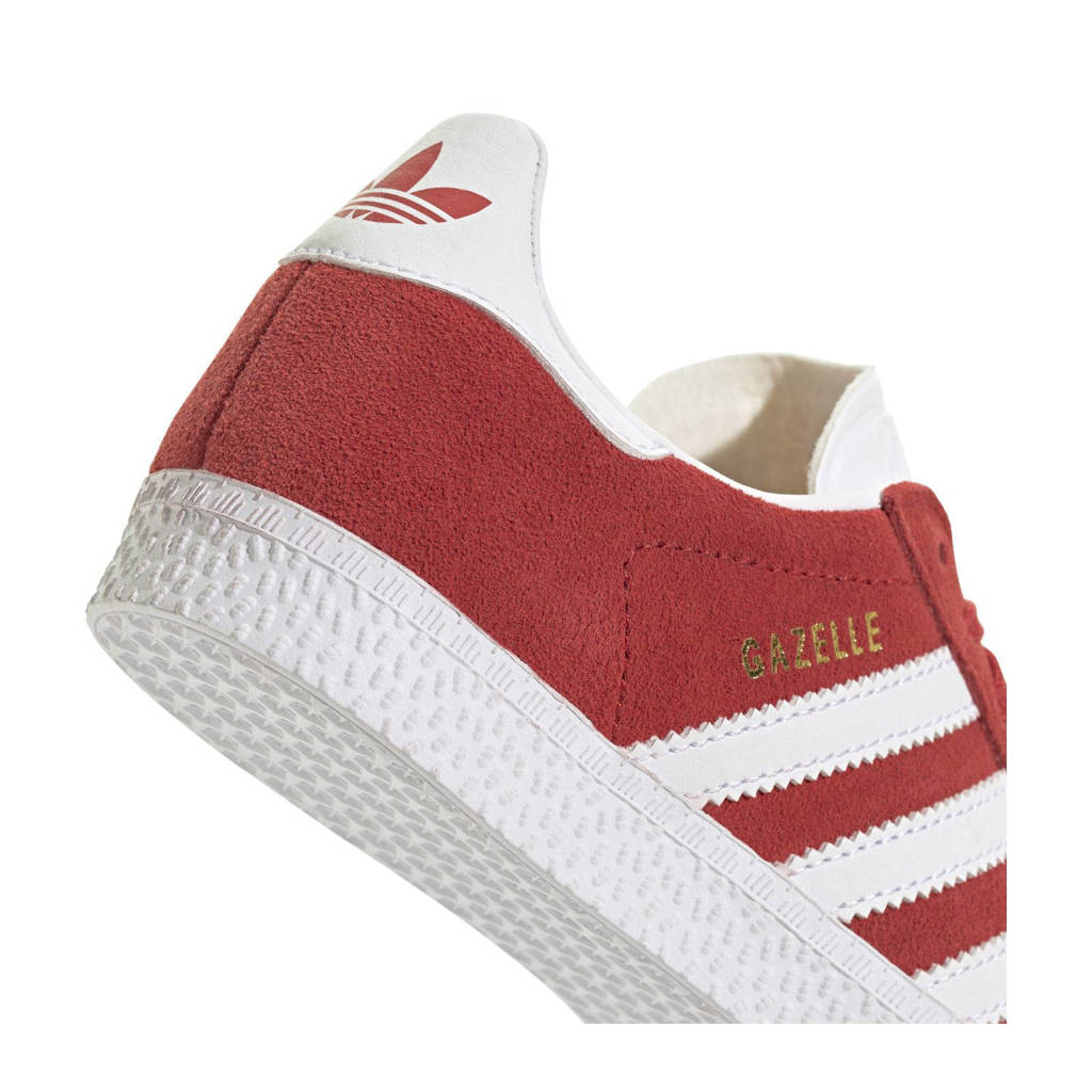 adidas Gazellesneakers rood/wit