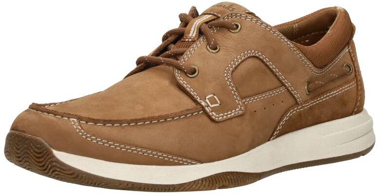 Clarks Sailview Lace cognac