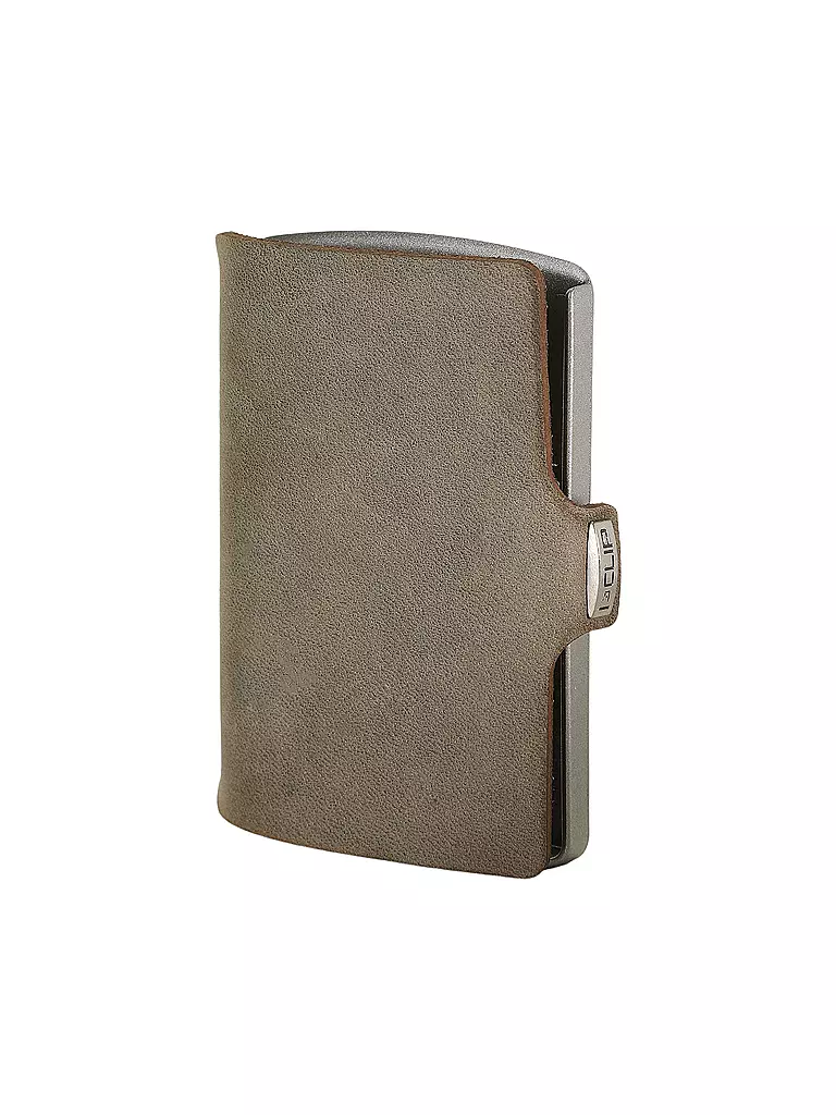I-CLIP Kartenetui SOFT TOUCH olive