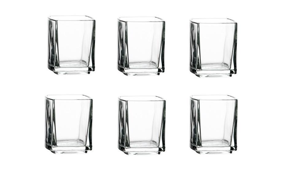 Dessert-Schale Kube 50 ml, 6 Stück, TransparentVorspeisengläser Set