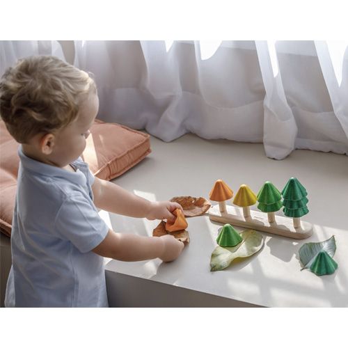 Plan toys sorteer- en telspel bomen