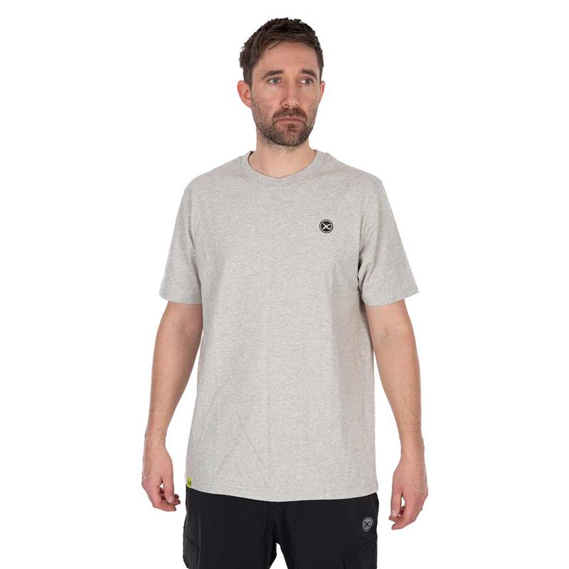 Tee Shirt Manches Courtes Homme Fox Matrix Mini Logo T-Shirt - Gris