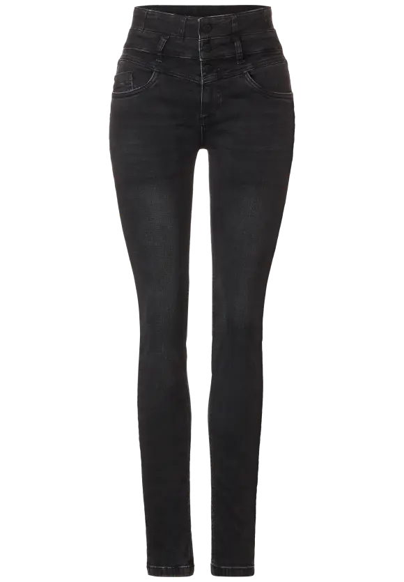Slim Fit Jeans - soft black wash