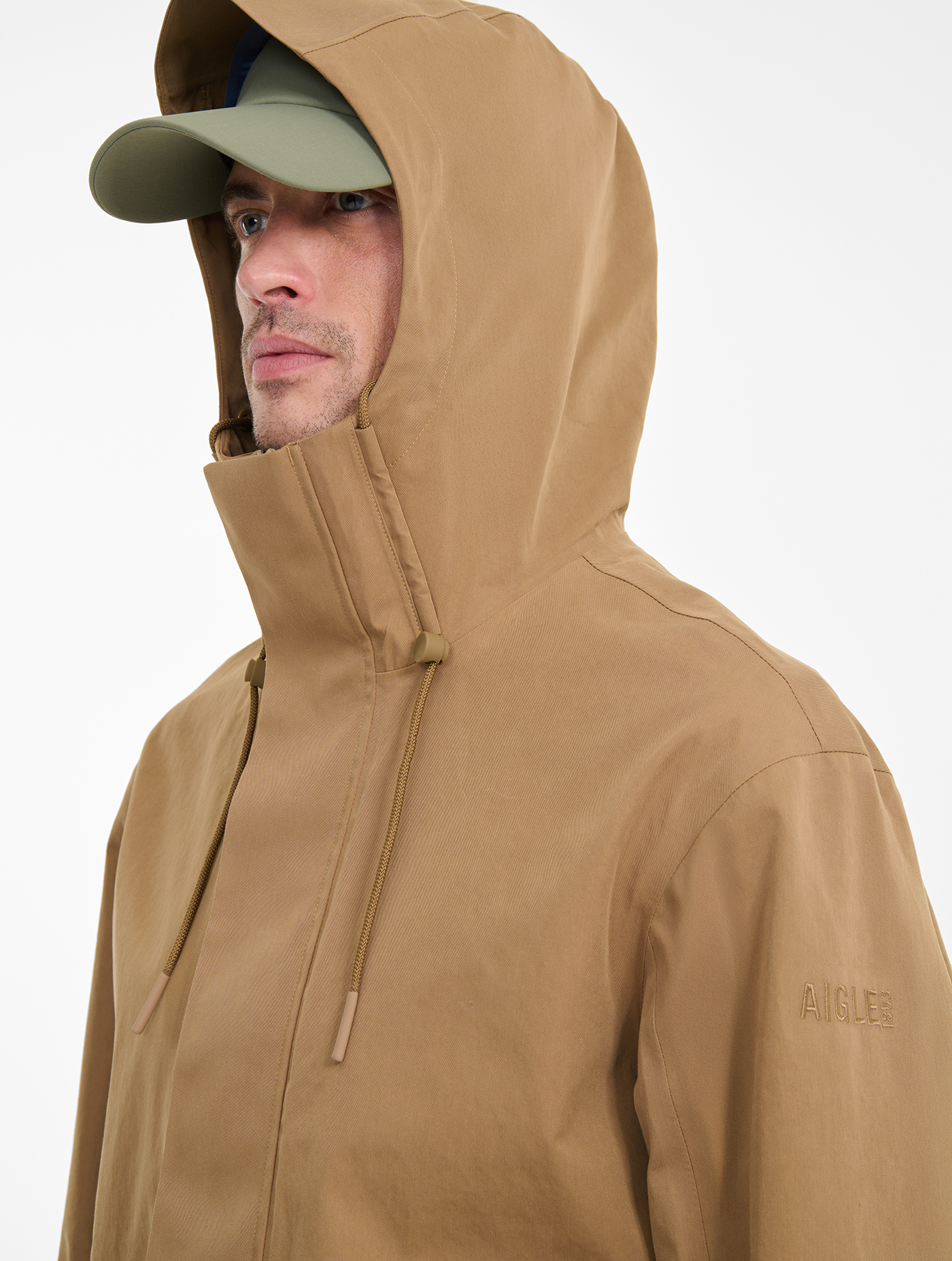 Parka mi-longue MTD  avec capuche PEANUT