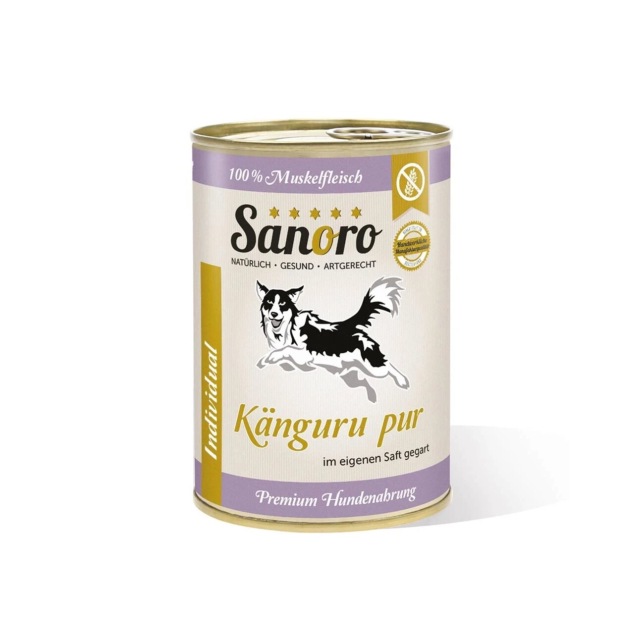 Sanoro Pures Muskelfleisch vom Känguru 12x400g