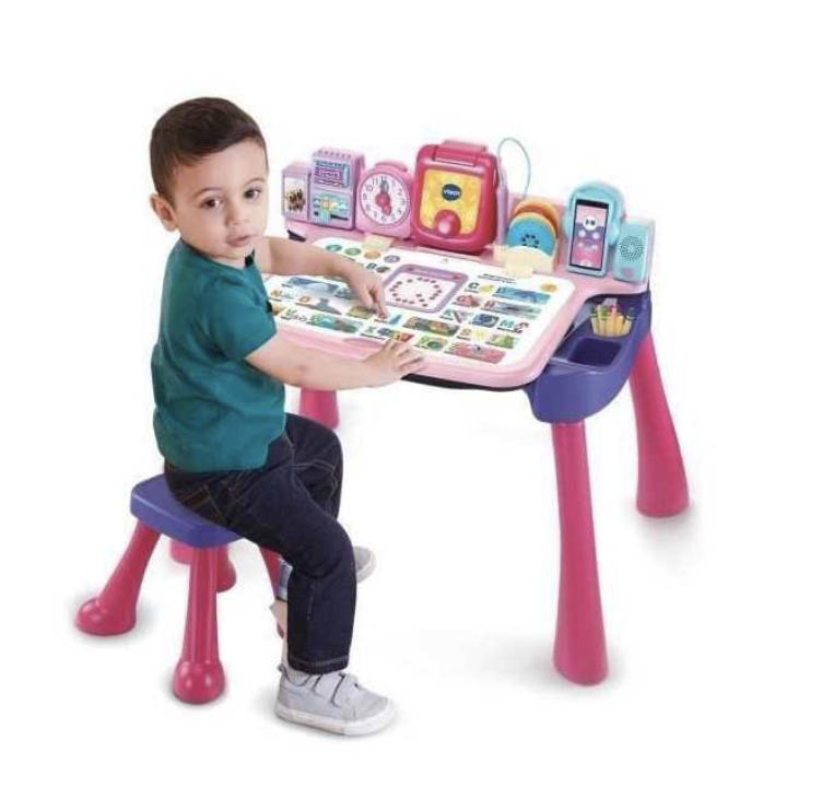 MAGI BUREAU INTERACTIF 5 EN 1 ROSE