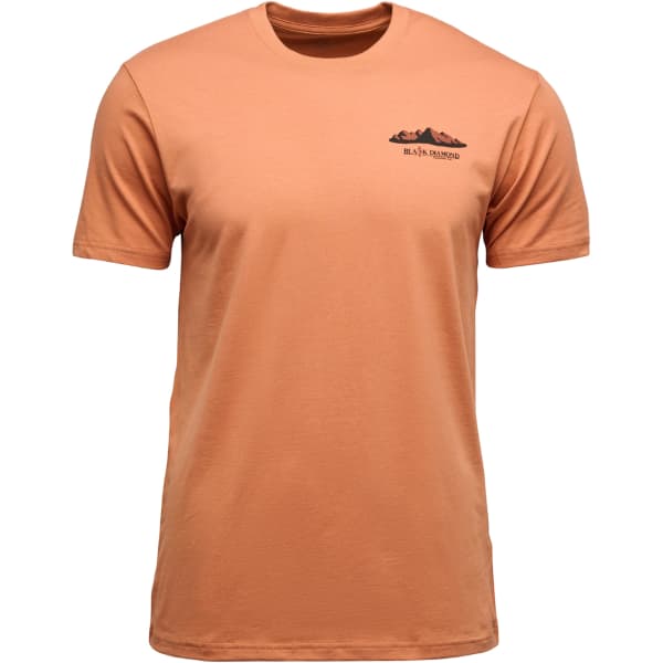 T-shirt escalade BLACK DIAMOND MOUNTAINSCAPE SS TEE MOAB BROWN