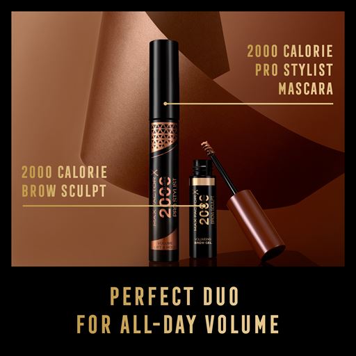 Max Factor 2000 Calorie Pro Stylist Mascara, Sort