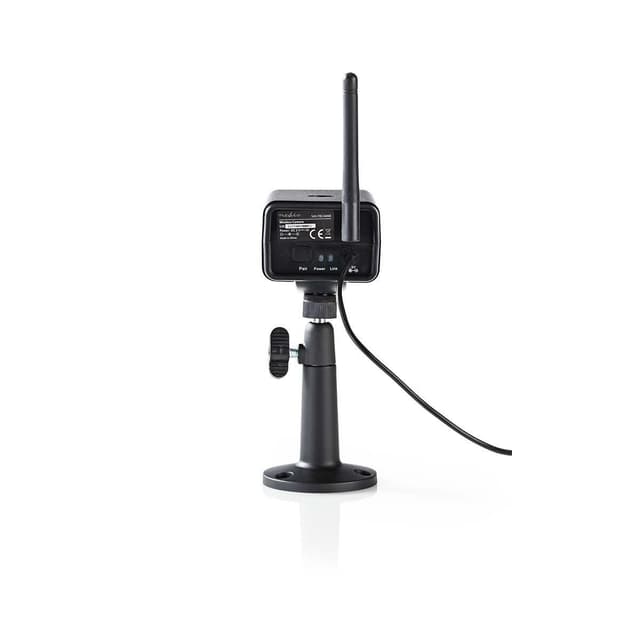 Nedis Digital trådløs kamera | 2.4 GHz | VGA | Indendørs og Udendørs | Nattesyn: 5.00 m | Betragningsvinkel: 73 ° | Sort | IP54