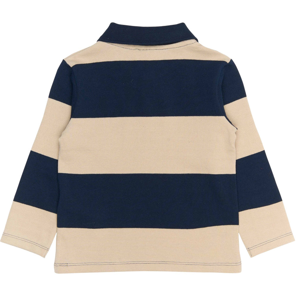 Køb THE NEW Siblings Navy Blazer Striped Rinon L_S Pique Polo