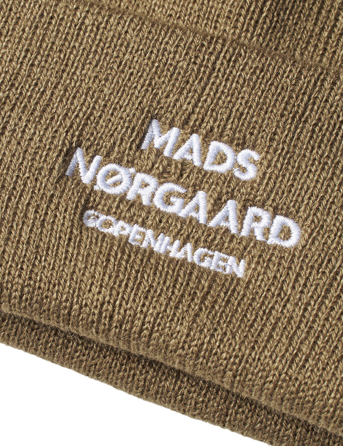 Mads Nørgaard - Copenhagen Isak Logo Ambas Beanie Brun