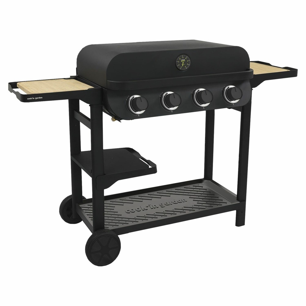 Cook'in garden - barbecue gaz flavo 76 sc sur chariot