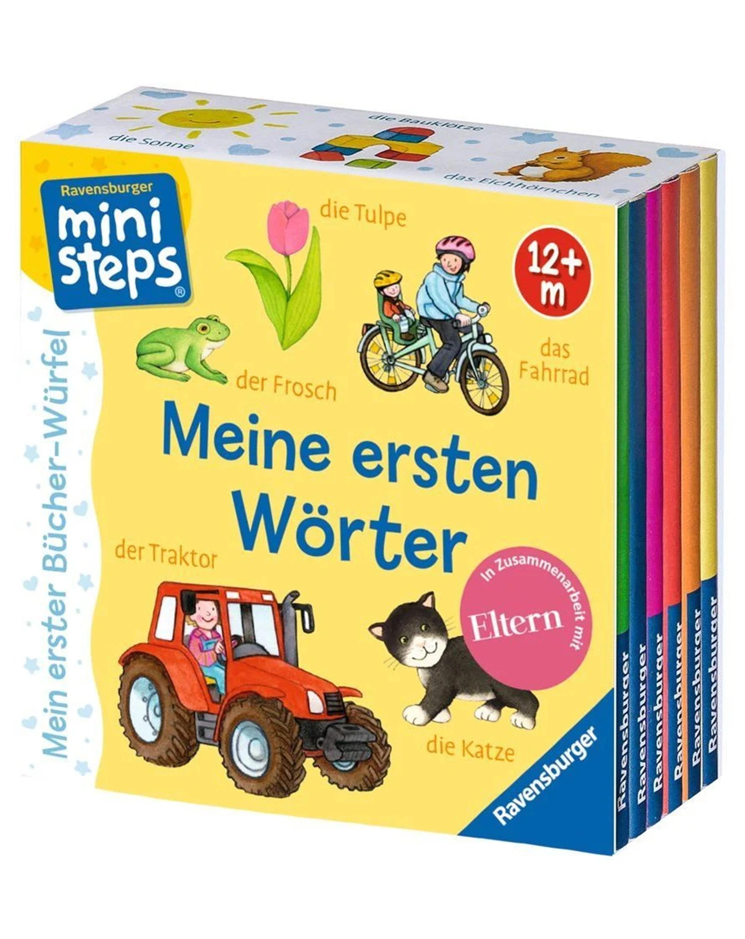 ministeps: Mein erster Bücher-Würfel: Meine ersten Wörter (Bücher-Set)