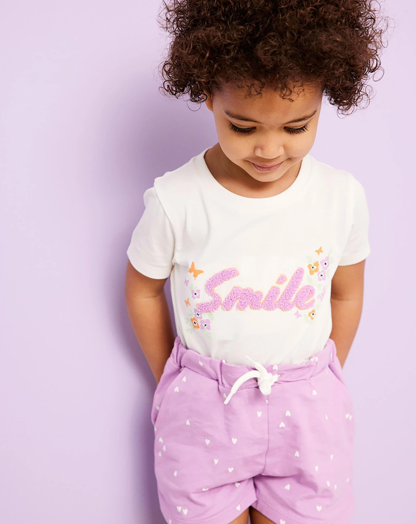 T-Shirt NMFHILDE - SMILE in jet stream