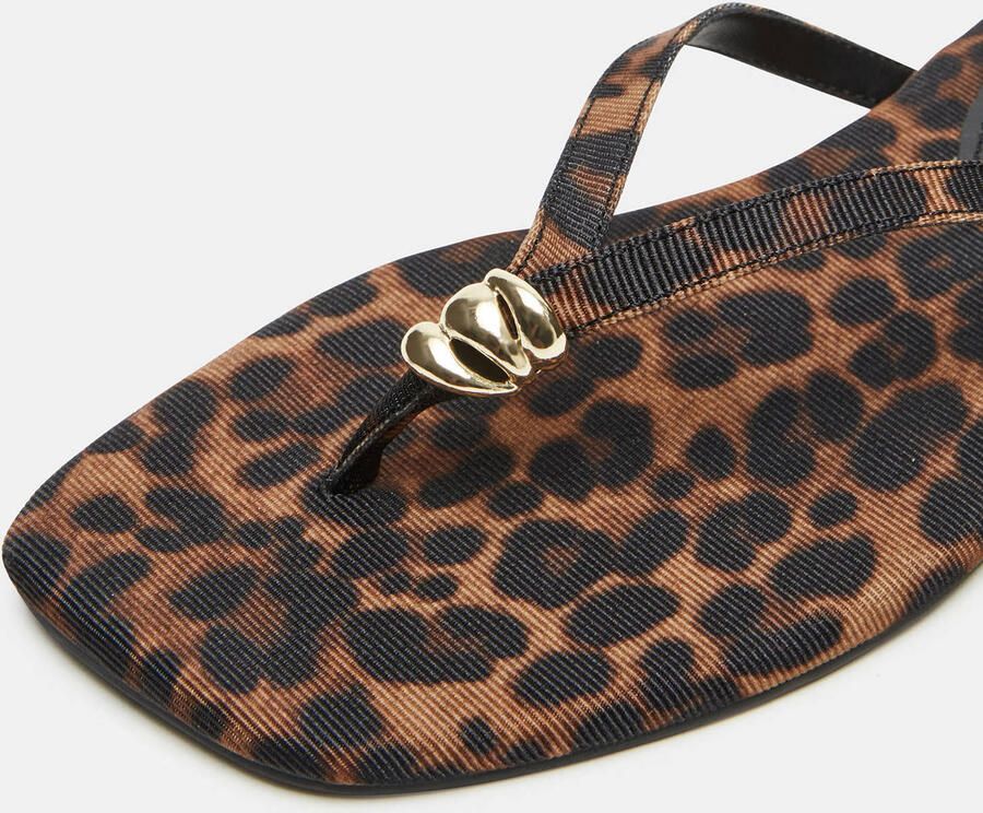 STEVE MADDEN Teenslipper 'Maliyah' cognac zwart