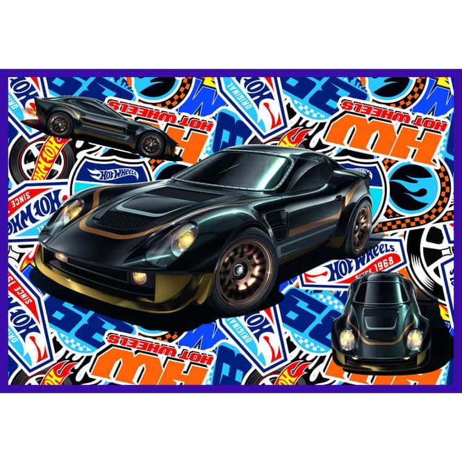 Puzzle - Hot Wheels - 4 x 250 Teile