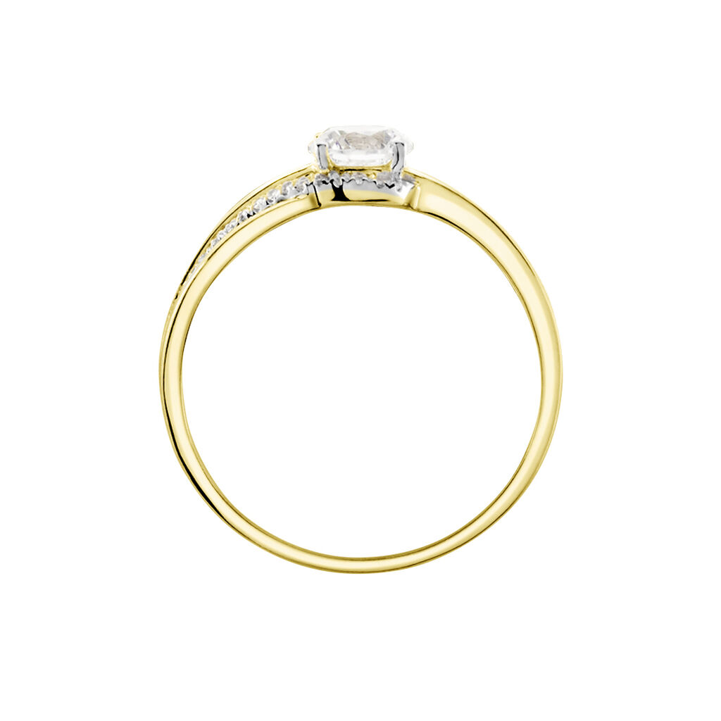 Bague Mavriki Or Jaune Oxyde