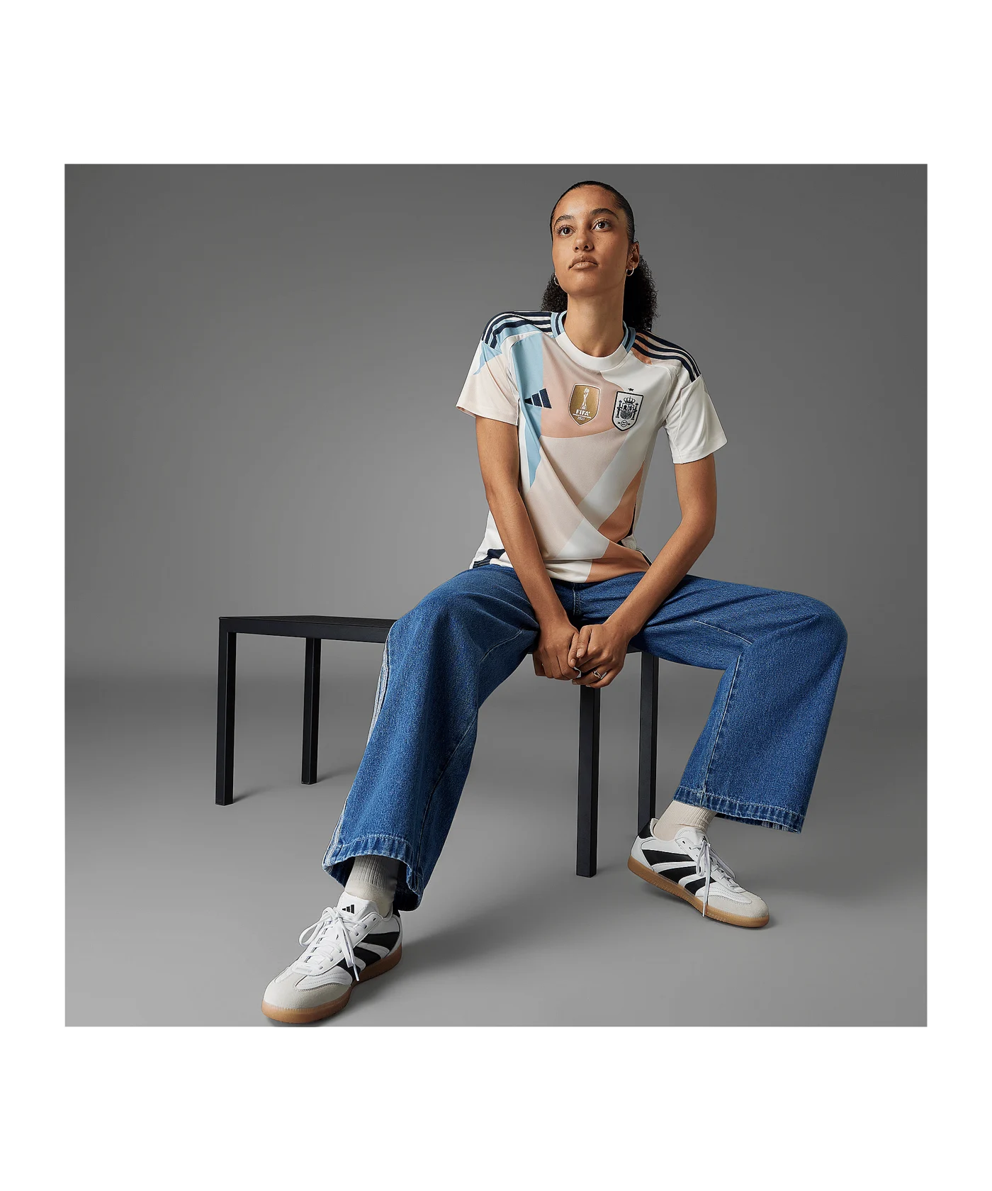 adidas Spain Trikot Damen Weiß