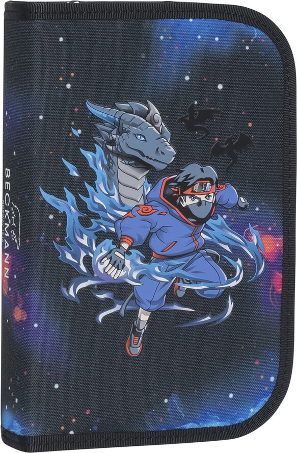 Beckmann of Norway Beckmann Etlags penalhus m/indhold Ninja elements