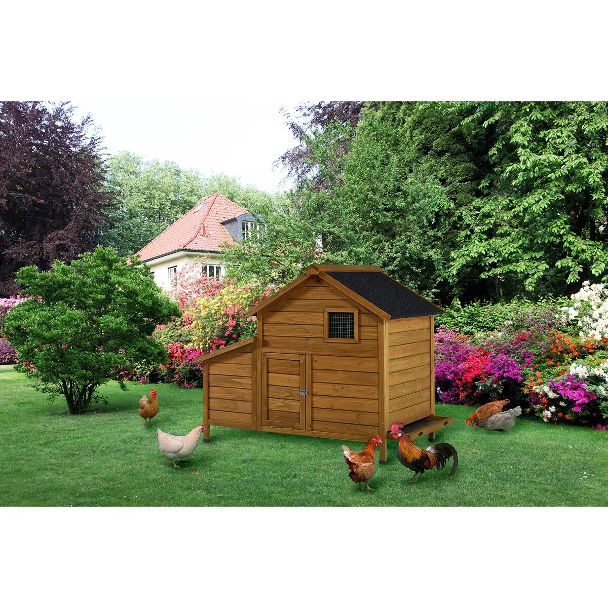 Habitat et Jardin Poulailler Cocotte avec pondoir