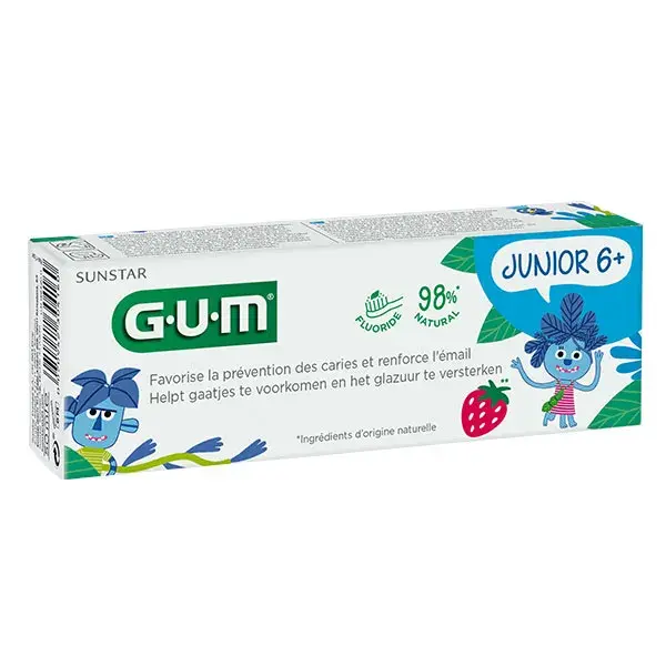 Pasta de dente Gum Junior, para crianças a partir de 6 anos, 50ml