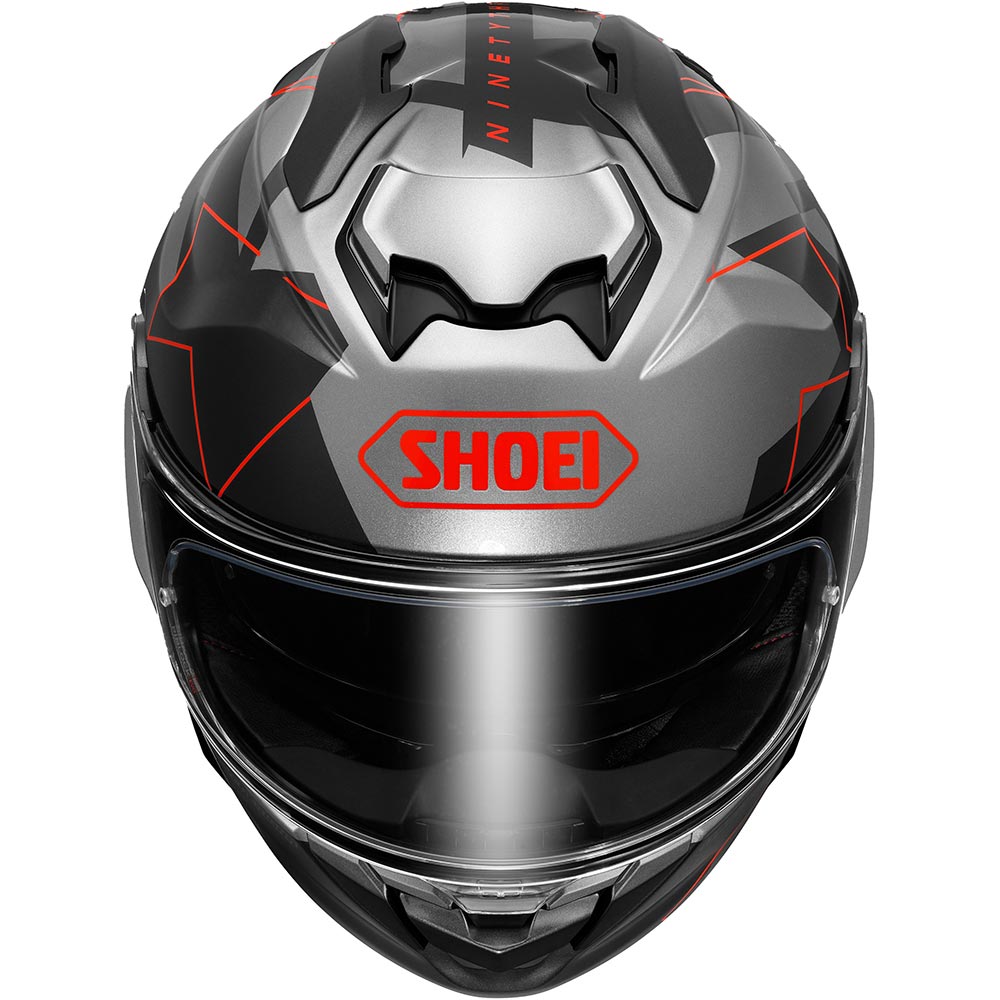 Shoei - Casque GT-Air 3 MM93 Collection Grip TC-1 / Argent / Noir / Rouge