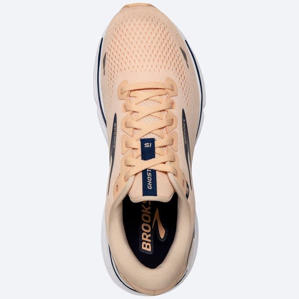 Chaussure running BROOKS GHOST 15 W APRICOT/ESTATE BLUE/WHITE