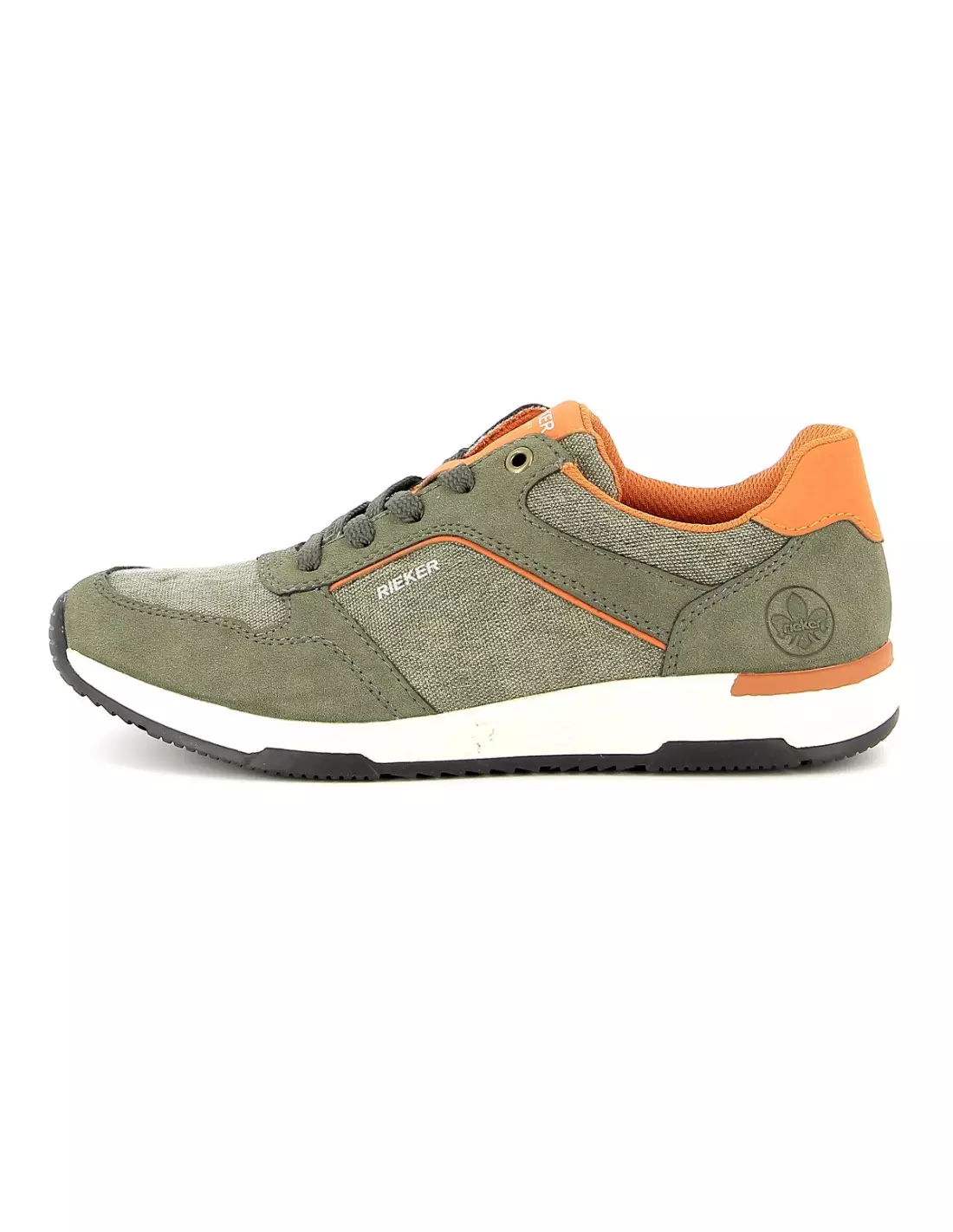 RIEKER B3401 - Baskets Olivepestoorange
