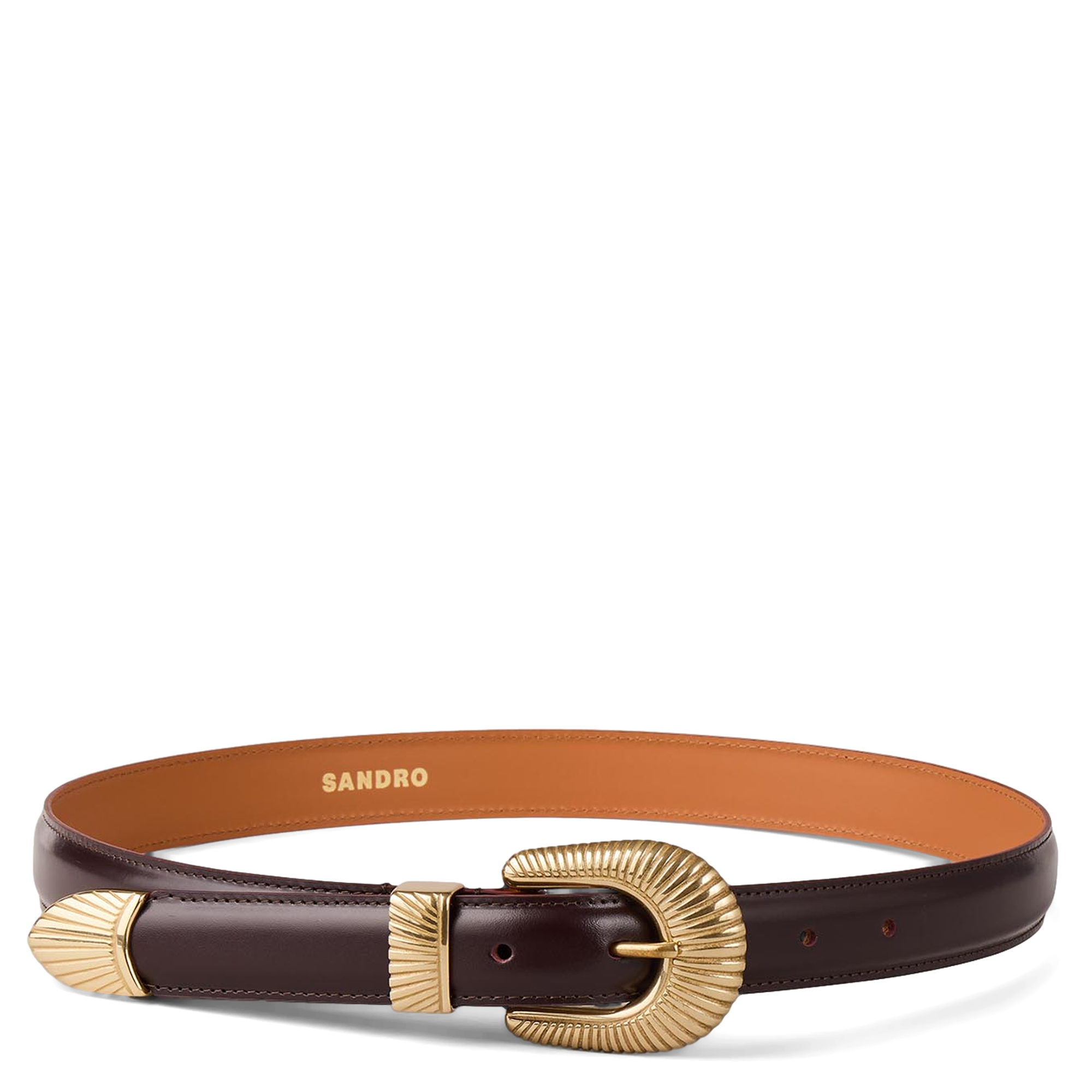 Ceinture en cuir | Rouge
