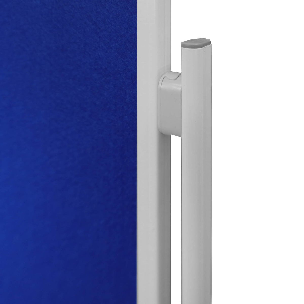 UP Moderation Board - eendelig Metaplan bord met viltoppervlak - verrijdbaar dankzij wieltjes - aan beide zijden bruikbaar - viltmoderatiebord 120x150 cm - blauw