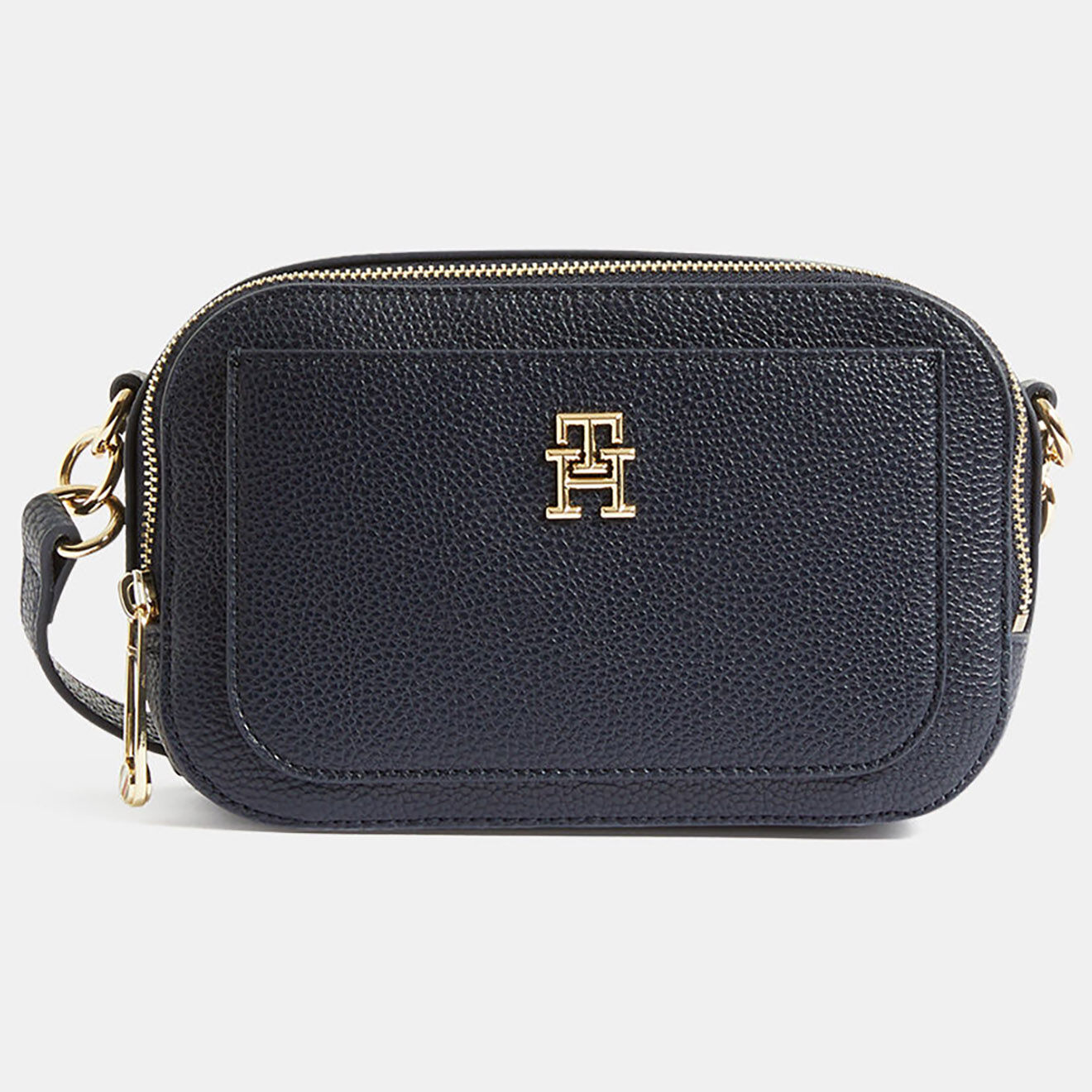 Tommy Hilfiger Sac bandoulière camera Emblem bleu marine - 13x23x6 cm