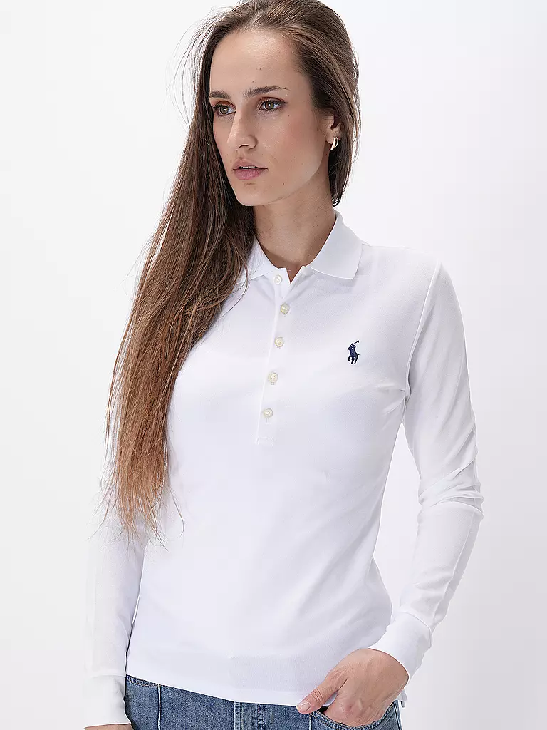 POLO RALPH LAUREN Damen Poloshirt JULIE weiss