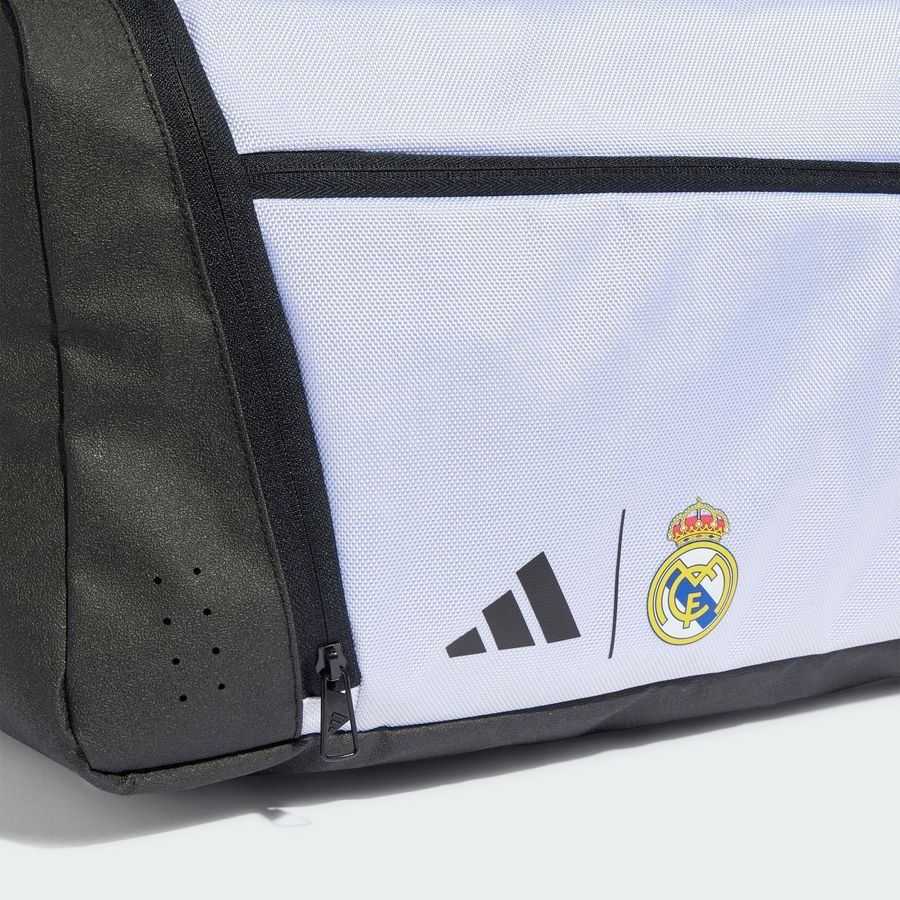 Real Madrid Duffel Sac - Blanc/Noir