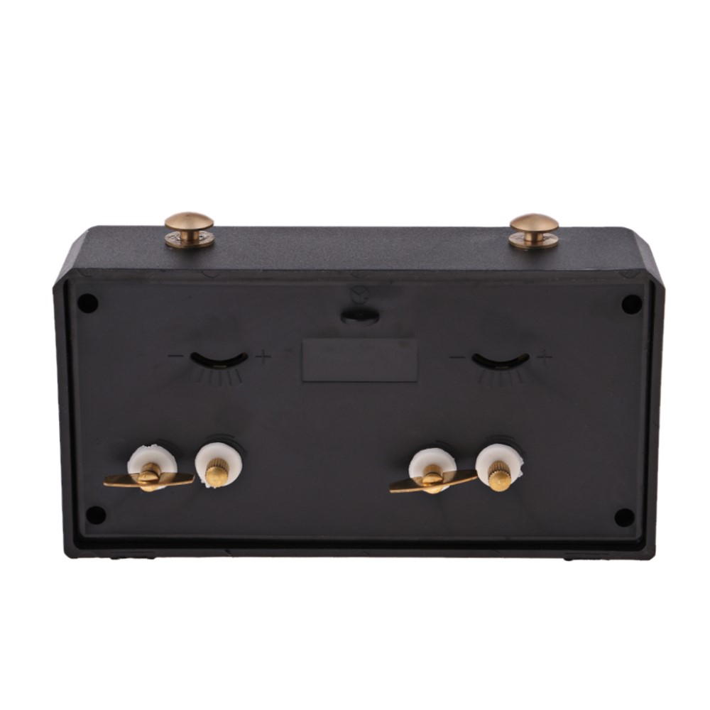 Analoge Schachuhr Wettbewerb Countdown Brettspiel Turnier Timer - Schwarz / Gold