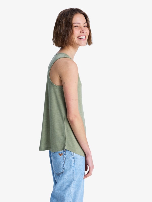 Surfclassic T-shirt sans manches Vert Femme