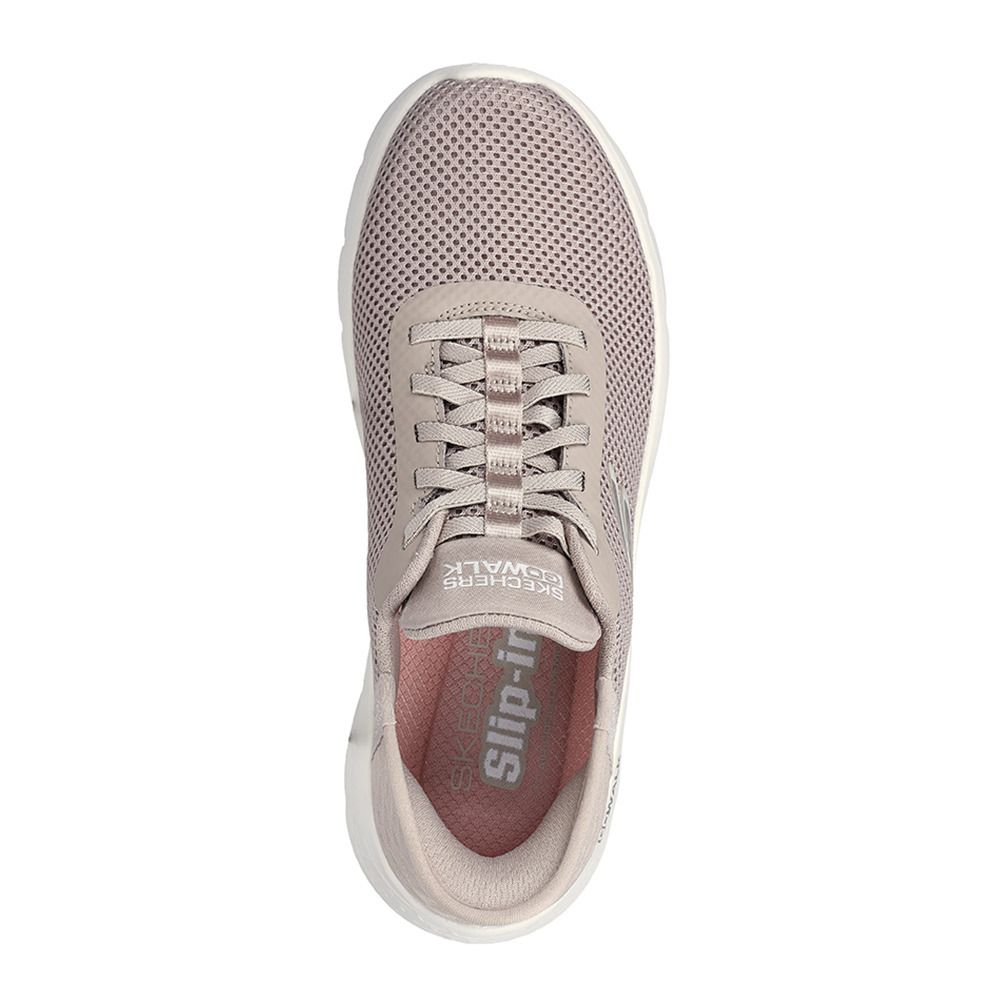 Skechers GO WALK FLEX GRAND ENTRANCE - Chaussures running Femme taupe