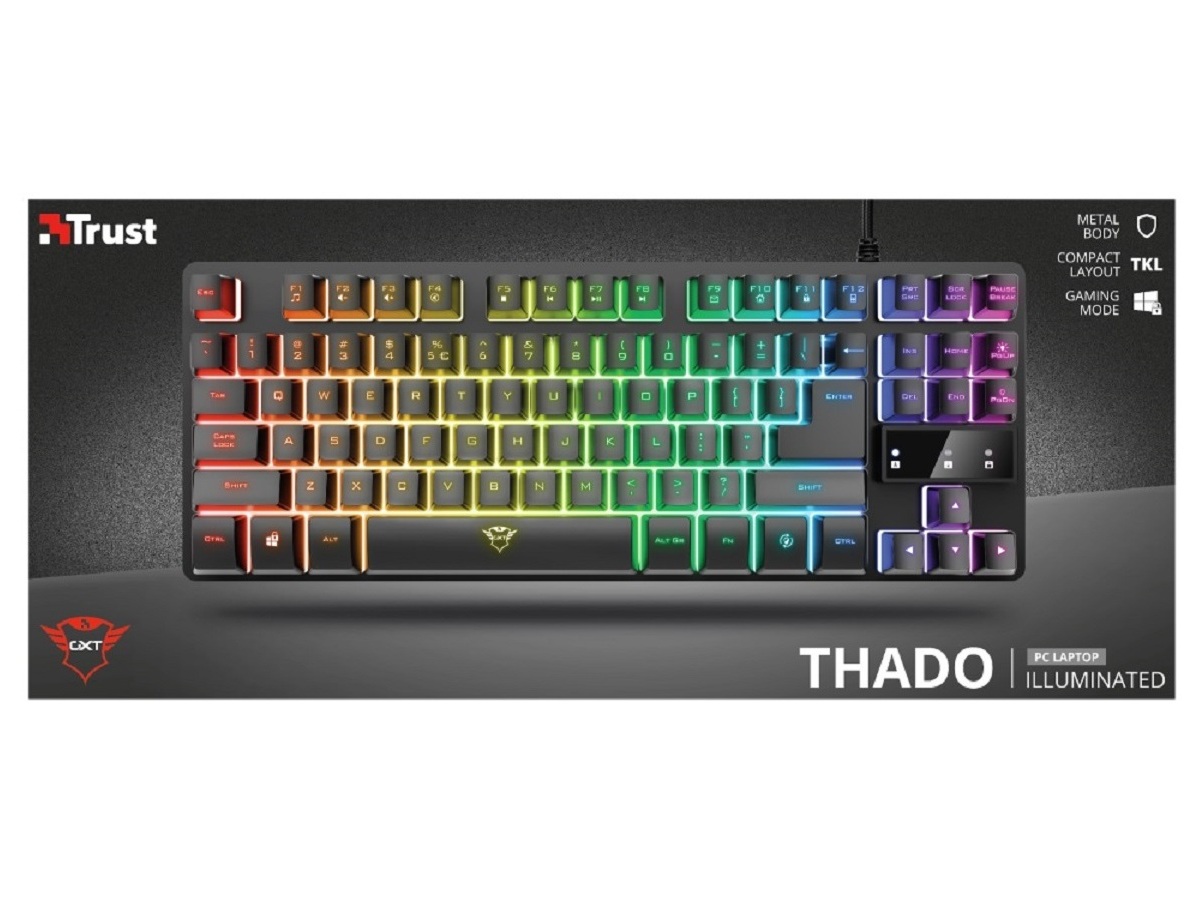 TECLADO GAMING TRUST GXT833 THADO