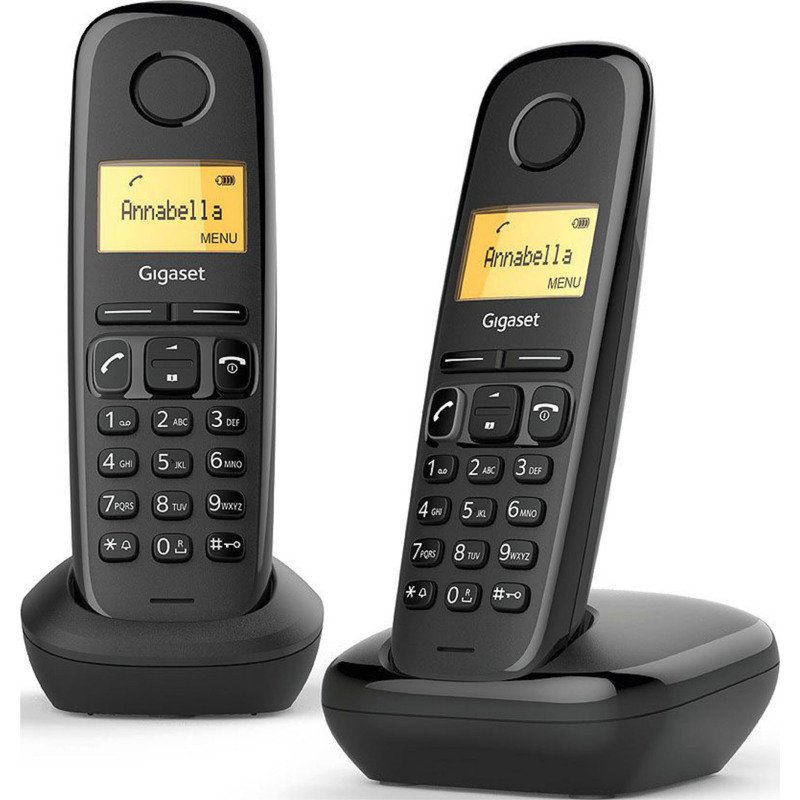 Pack duo téléphone sans fil Gigaset AL170  Noir