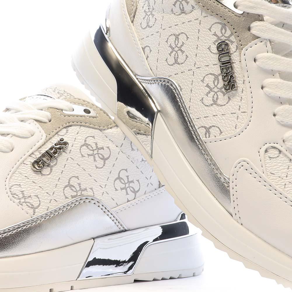Guess Baskets Blanches Femme Guess Moxea12