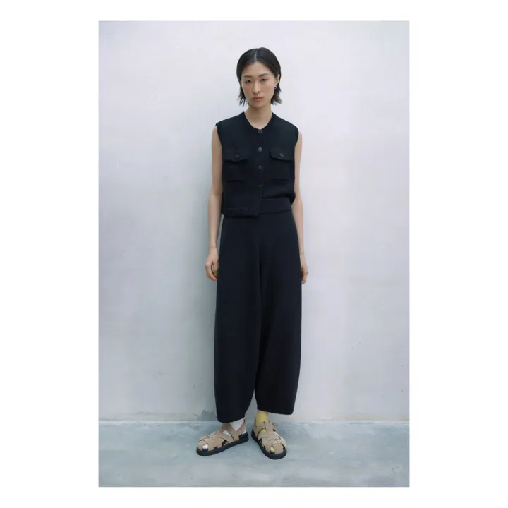 Cordera Gilet Sans Manches Poches | Noir