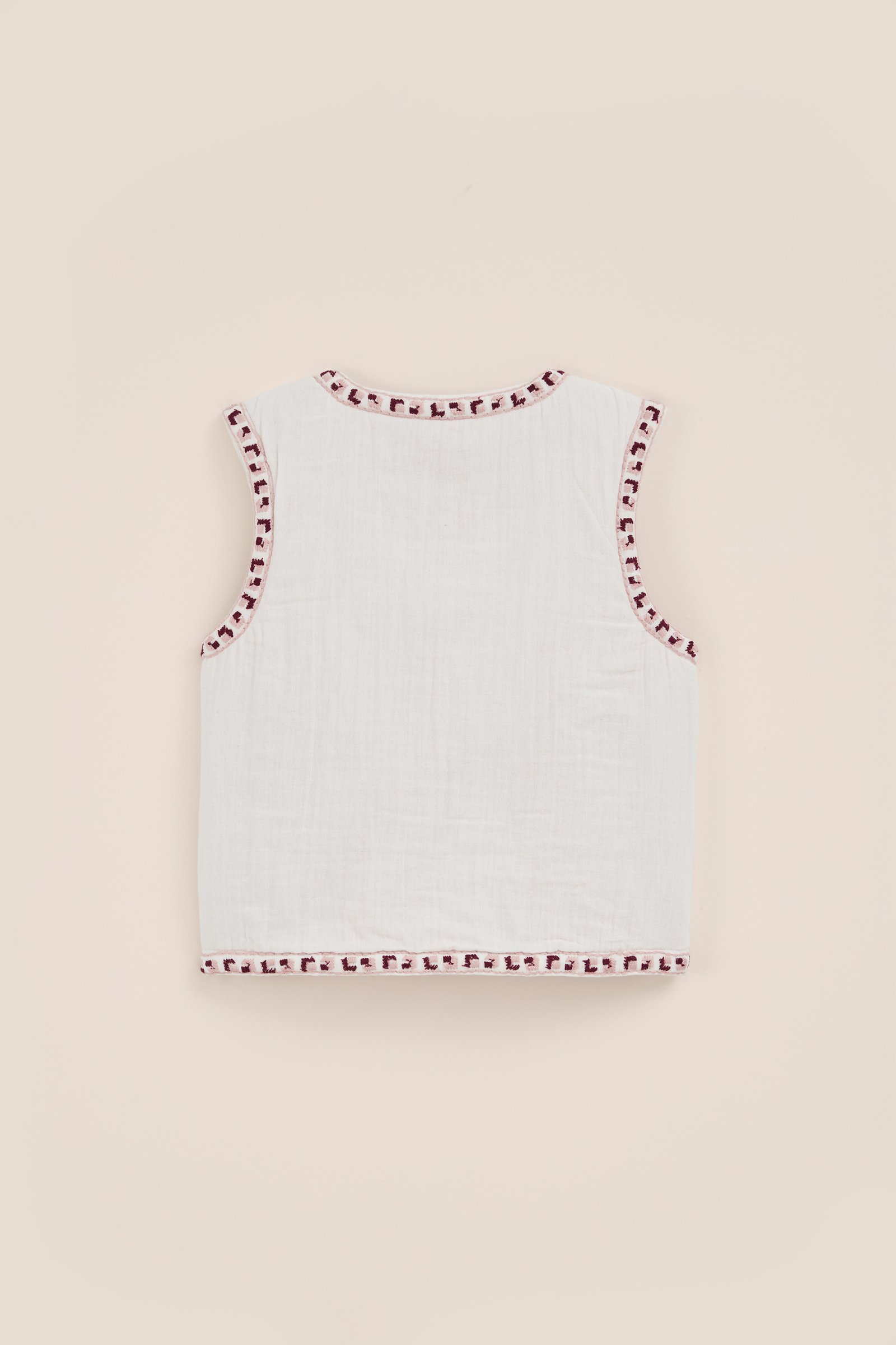 Meisjes gilet met embroidery WE Fashion Multikleur