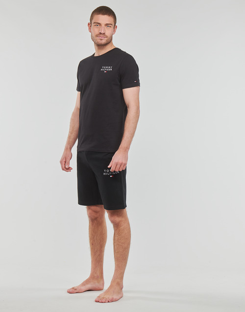 Tommy Hilfiger - CN SS TEE LOGO Negro