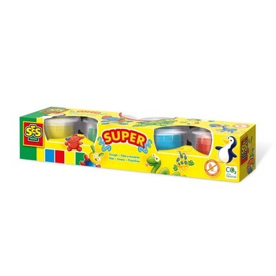 SES Creative Lufttørkende Leire 4-Pack