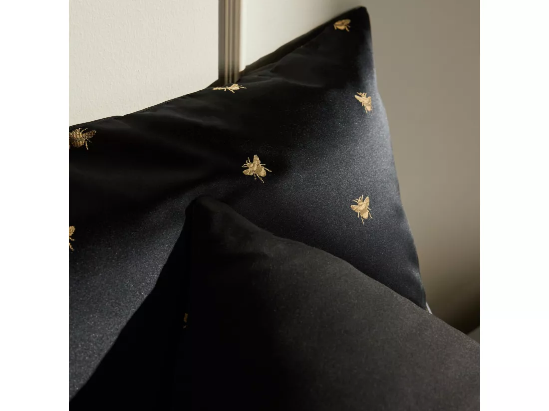 Drap En Jacquard Beliamo Noir Moyen 200 x 220